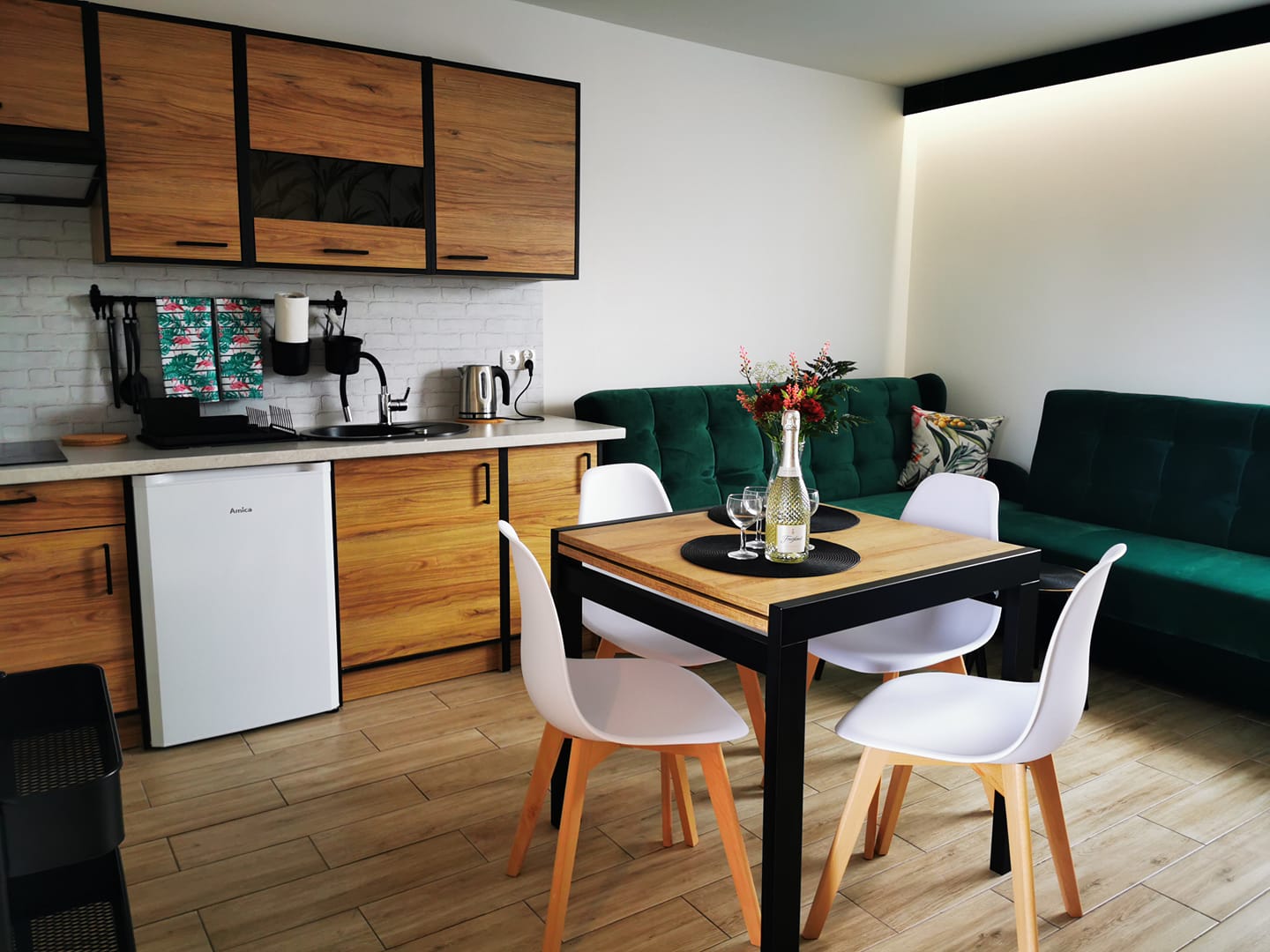 Apartament — salon i wypoczynek